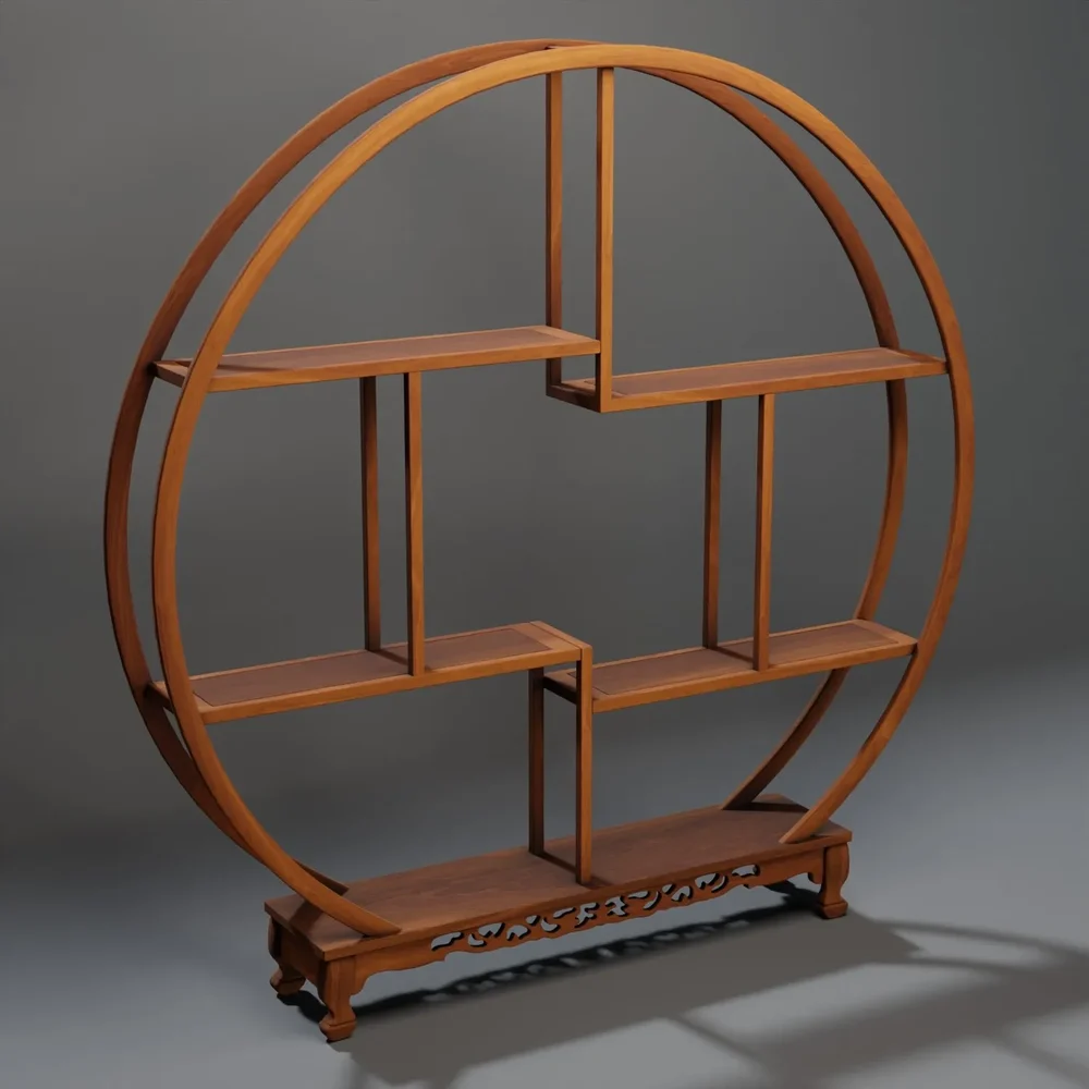 Round Wooden Shelf