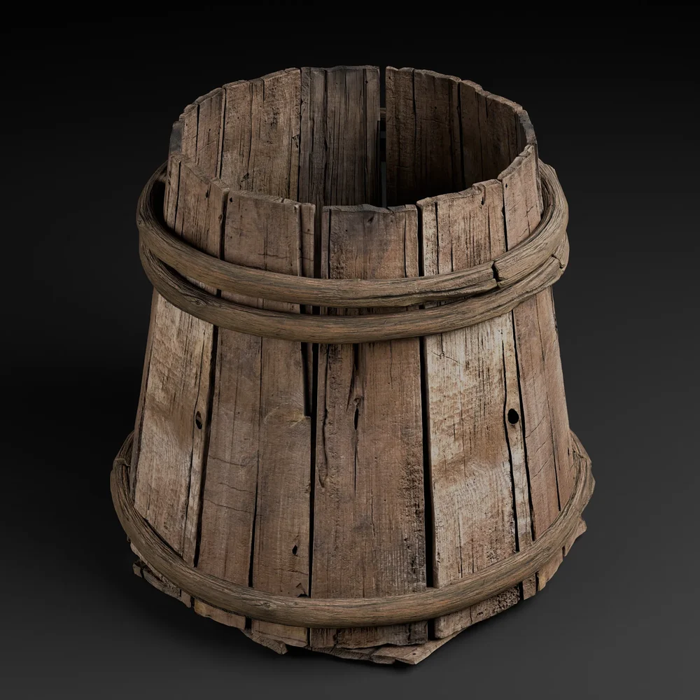 Mk-Wooden Barrel