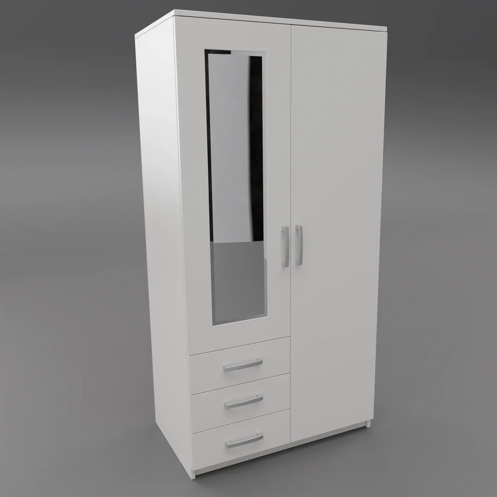 Modern White Wardrobe
