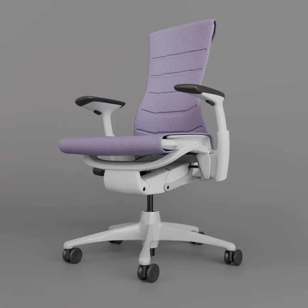 Hm Embody Gaming Chair White/Amethyst