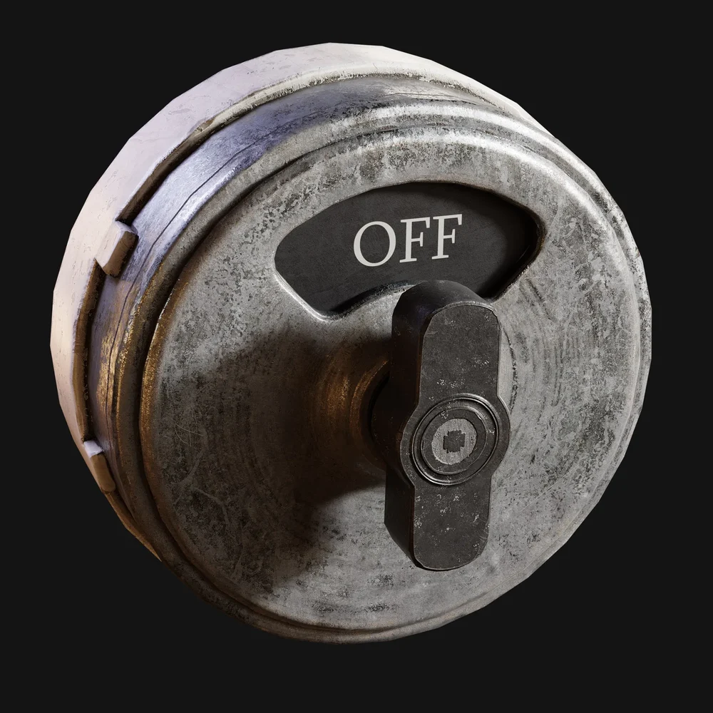 Utilitarian Rotary Light Switch B