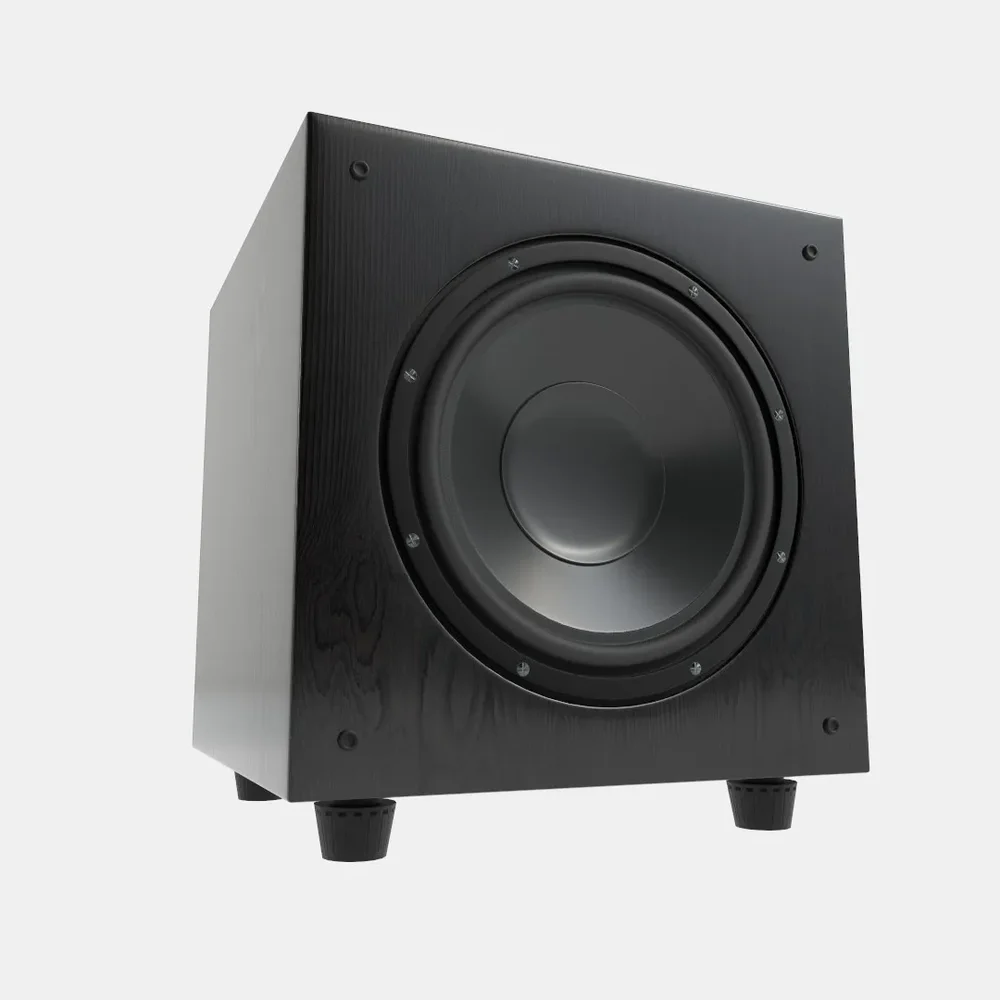 Hi-Fi Subwoofer Black Wood