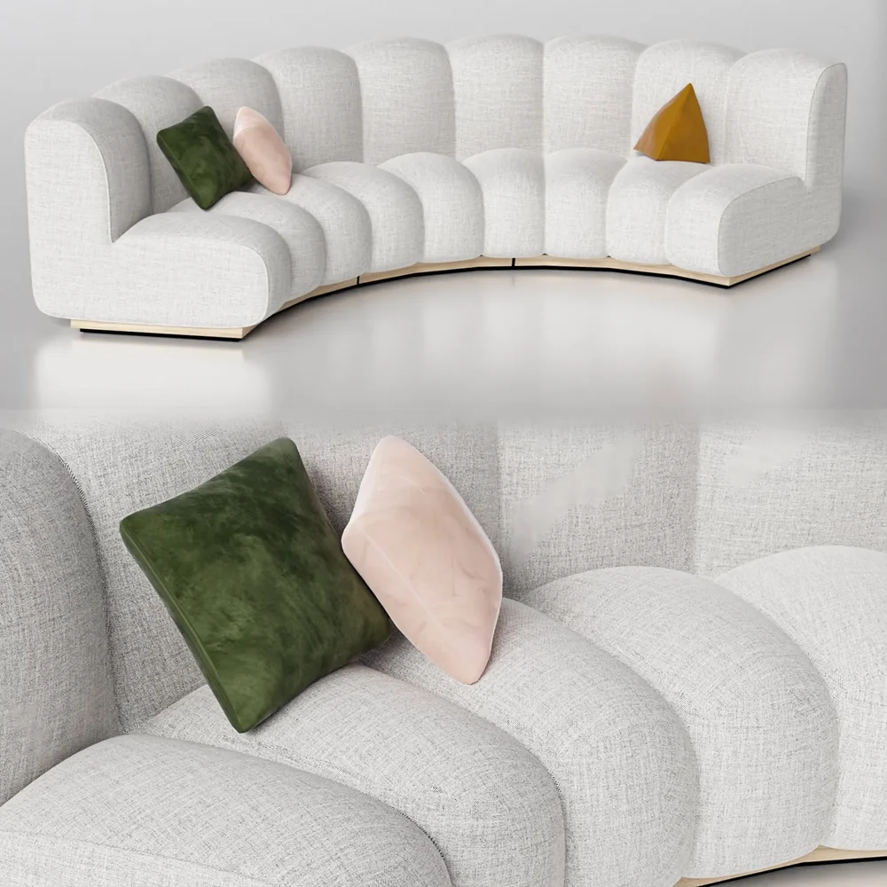 Curved Rounded Sofa
