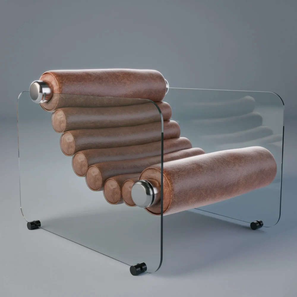 Hyaline Armchair Brown