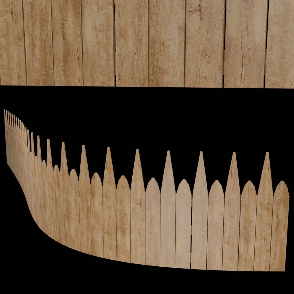 Unmodified Wooden Fence