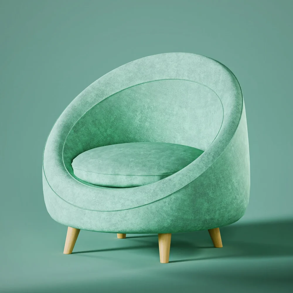 Green Cozy Armchair