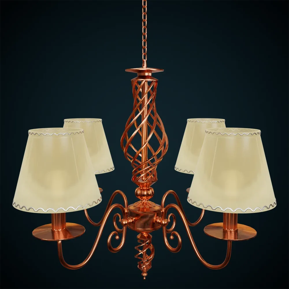 Copper Chandelier