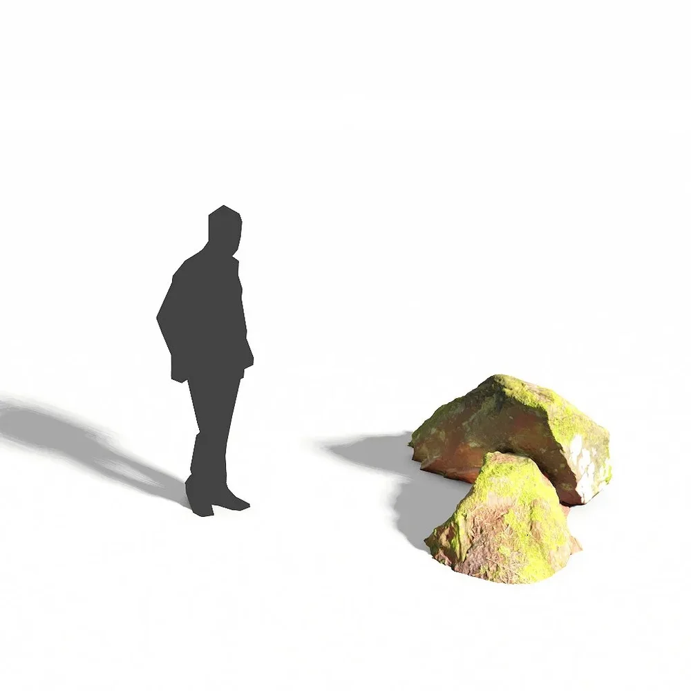 Sandstone Rock Forest Pbr Scan 09