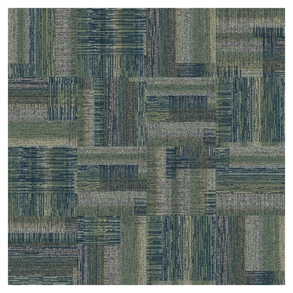 Over The Edge Steady Peacock Carpet Tile