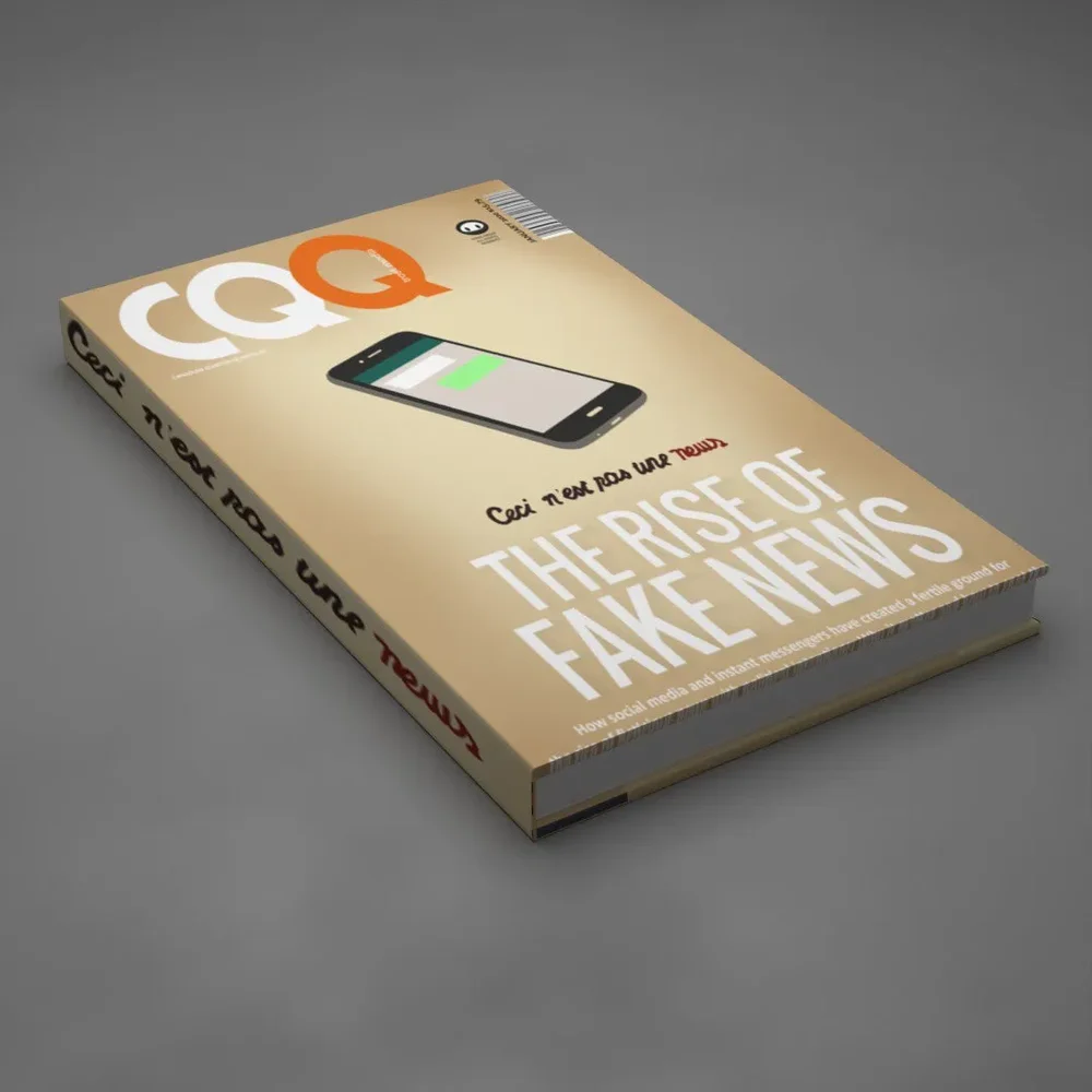 Thick Cover Megazine With Mobile