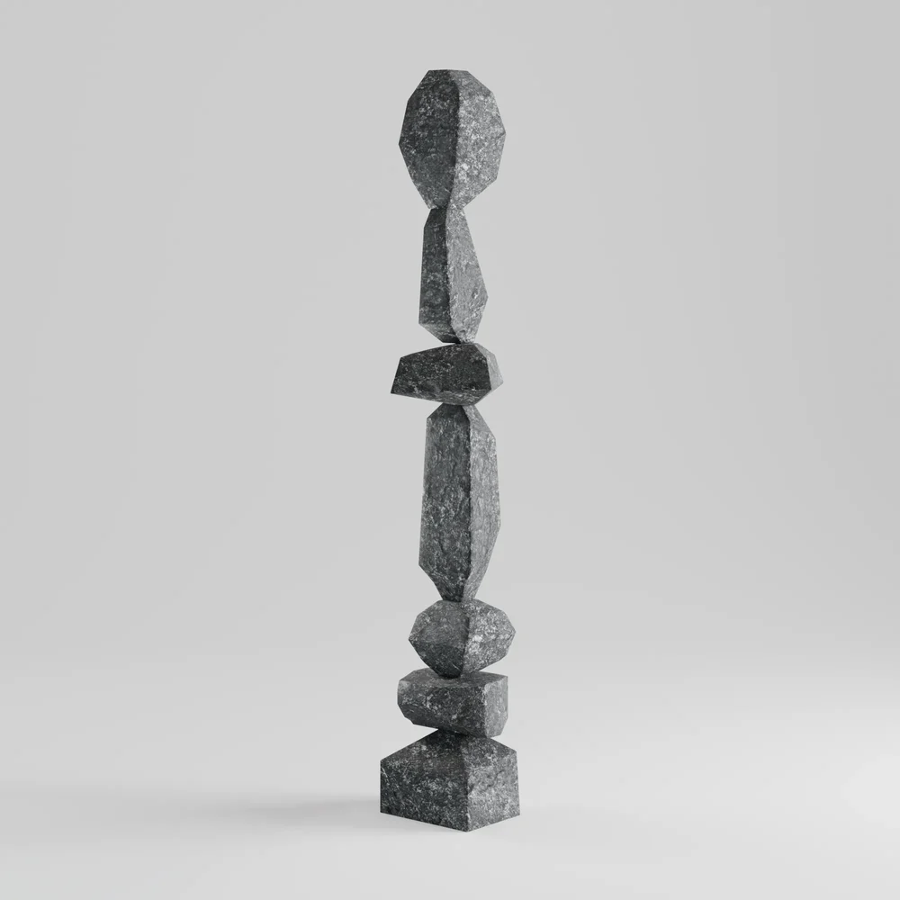 Geometrical Totem Sculpture