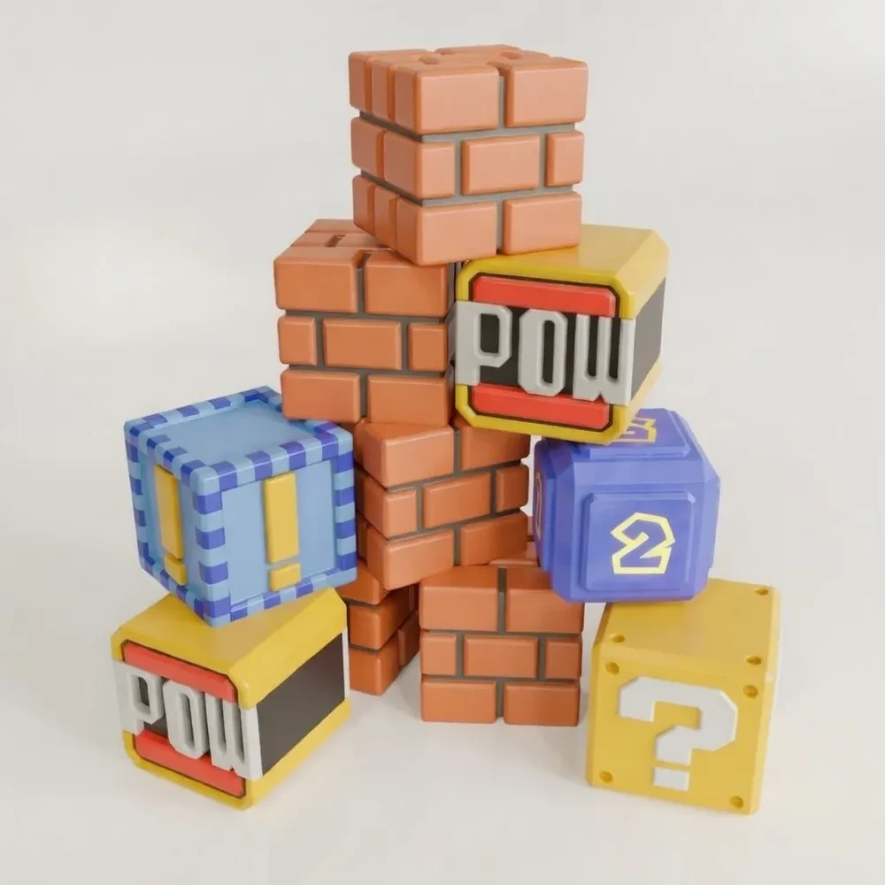 Super Mario Toy Blocks Set