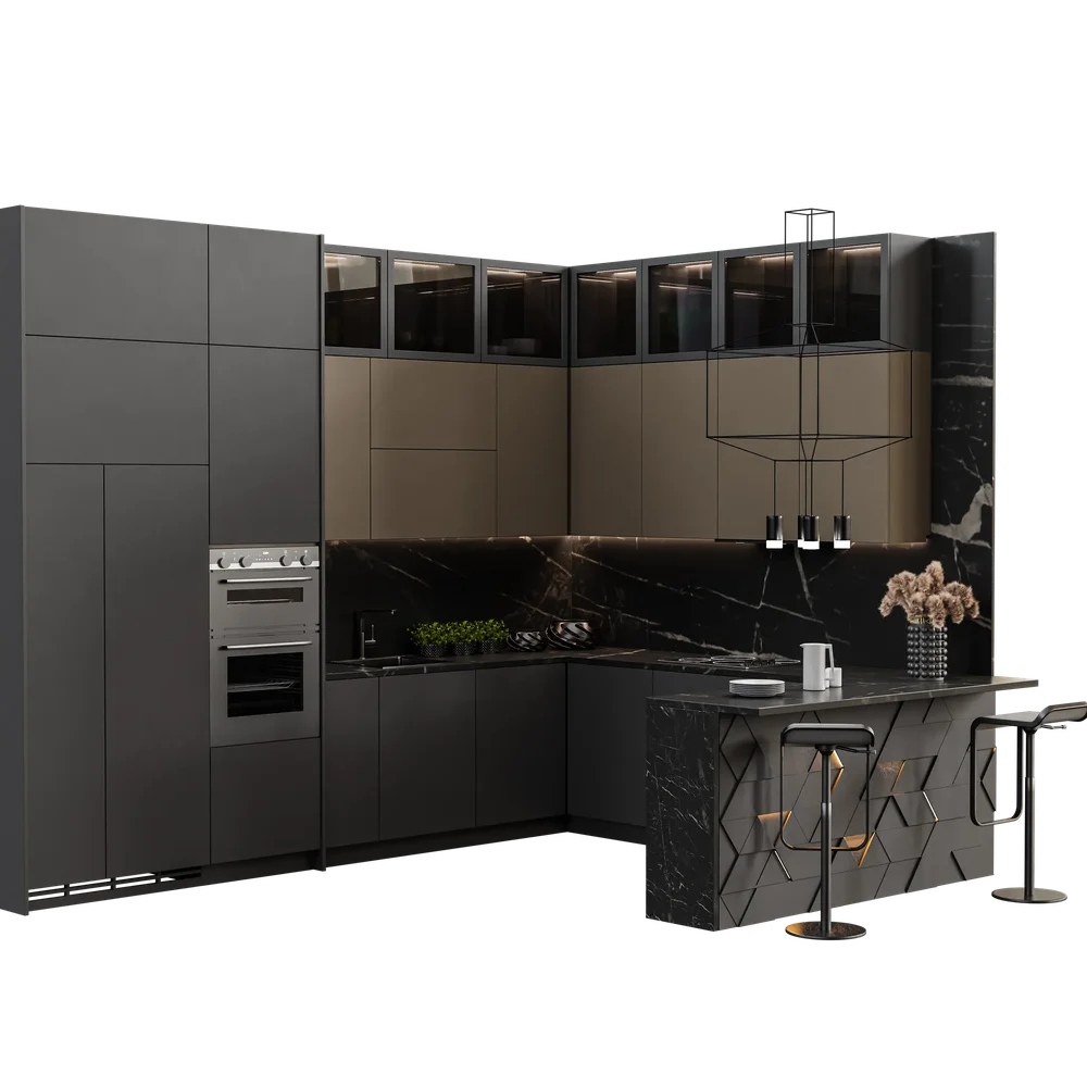Kitchen Black Set