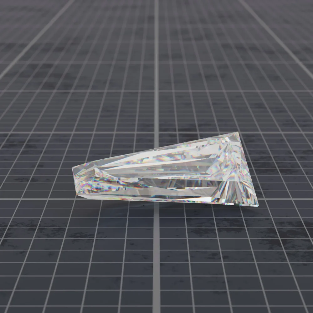 Tapered Baguette Cut Diamond