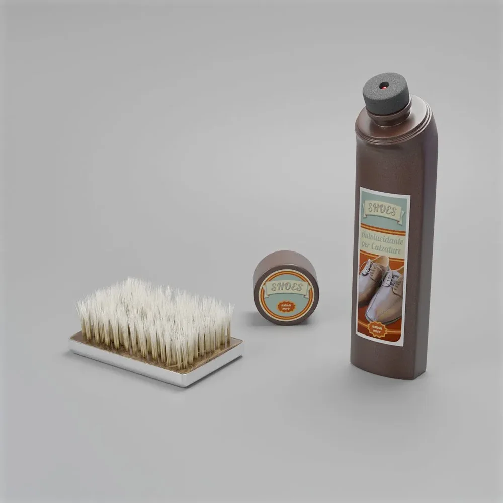 Shoe Polish With Brush