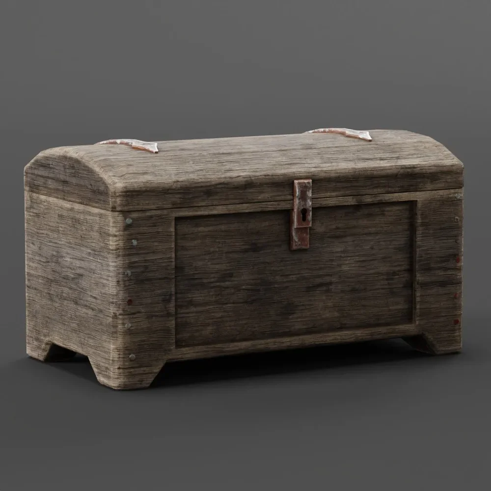 Wooden Chest 02