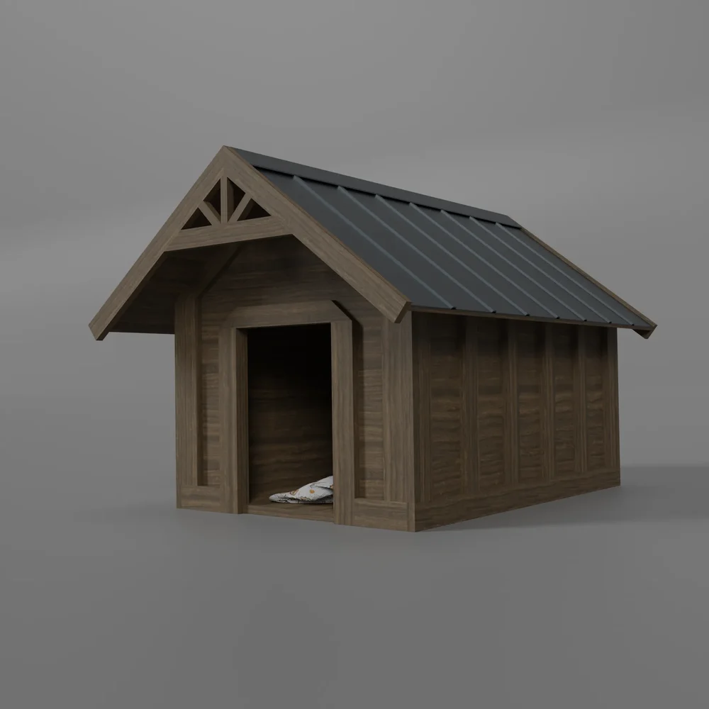Wooden Dog House