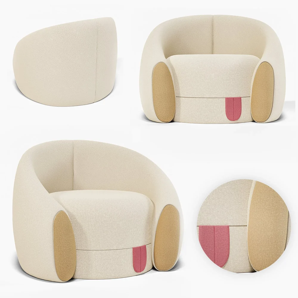Sofa Plush Nordic Style