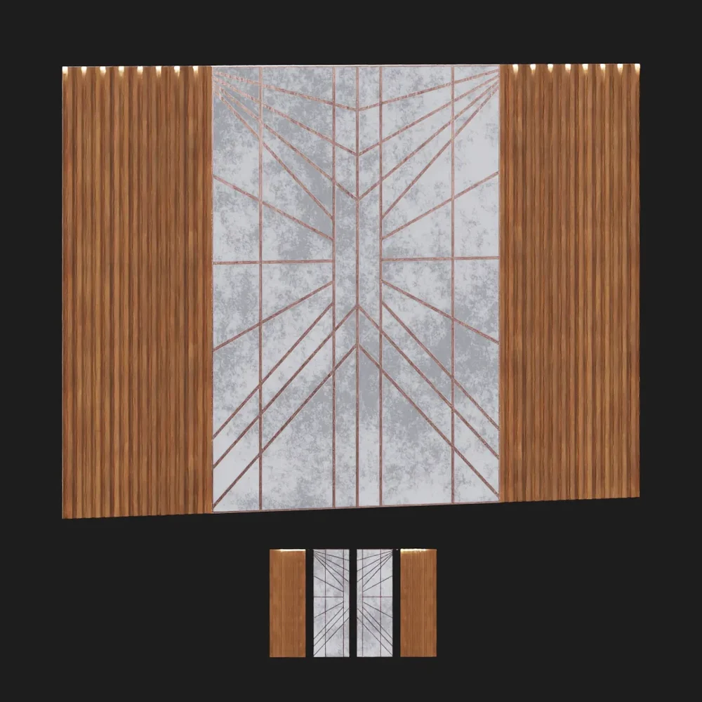 Wooden W/White Velvet