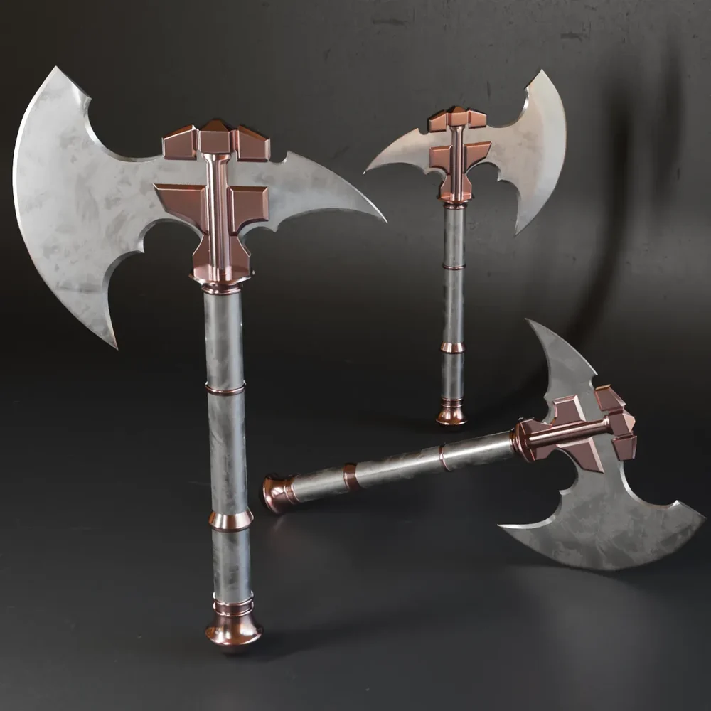 Mk Axe Lowpoly-007