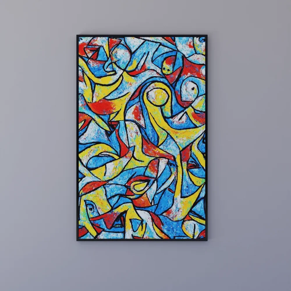 Painting With Frame #11