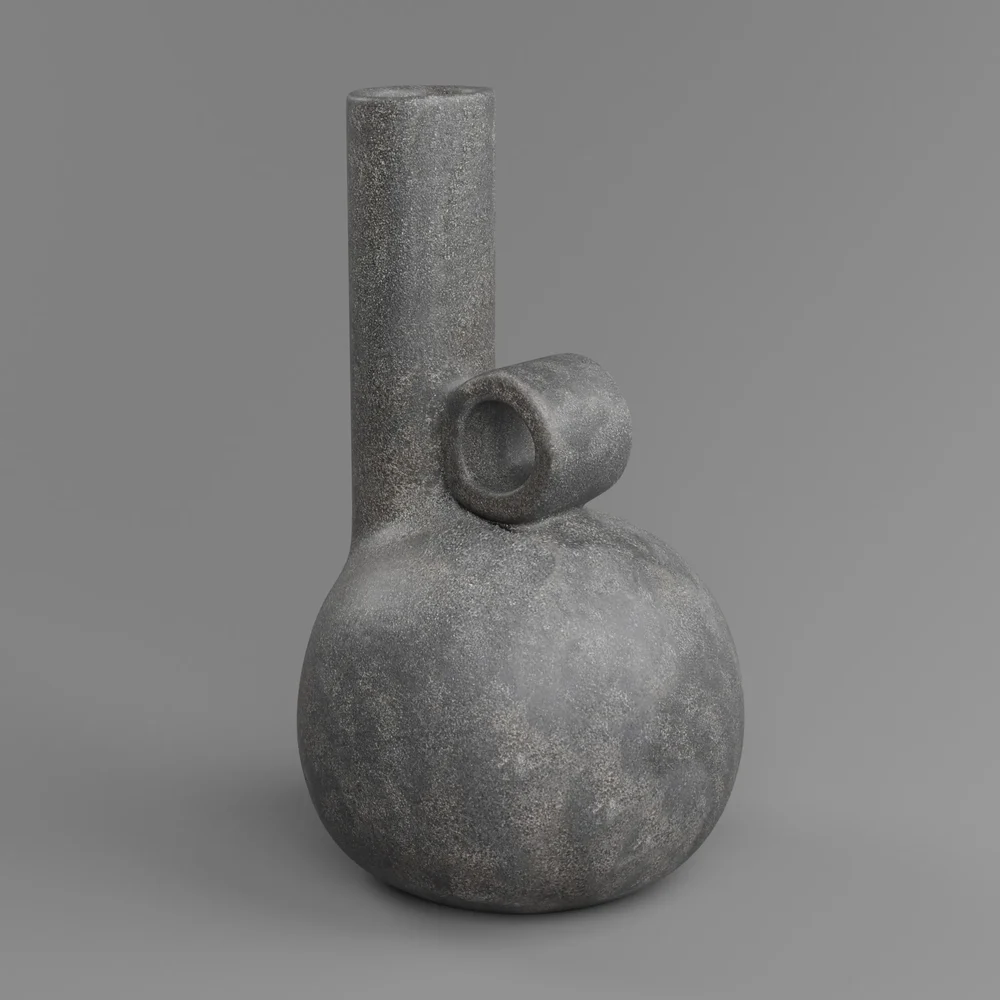 Abstract Handle Vases