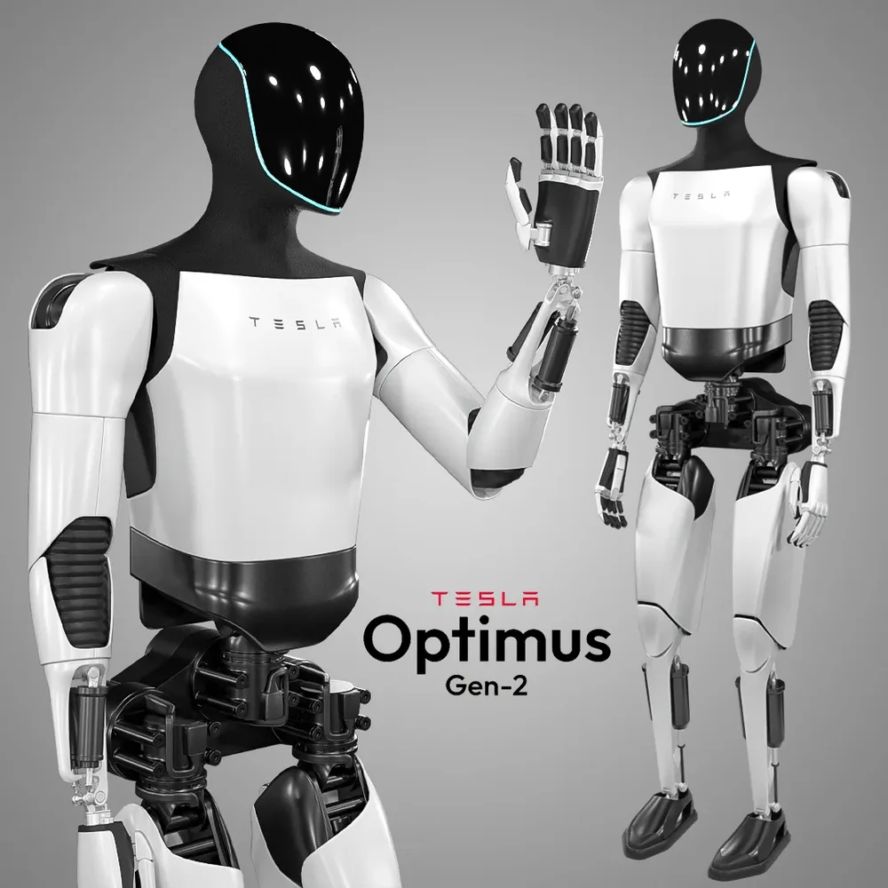 Tesla Optimus Gen 2 (Rigged)