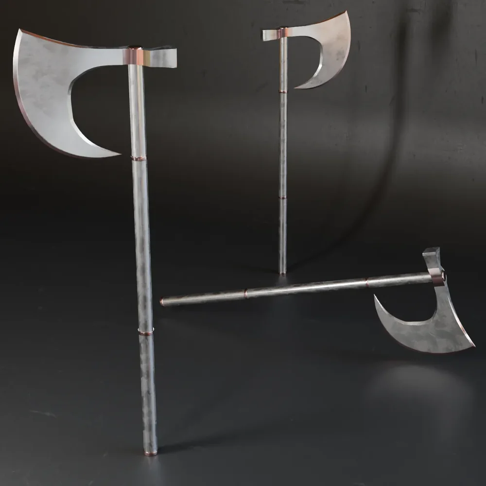 Mk Axe Lowpoly-026