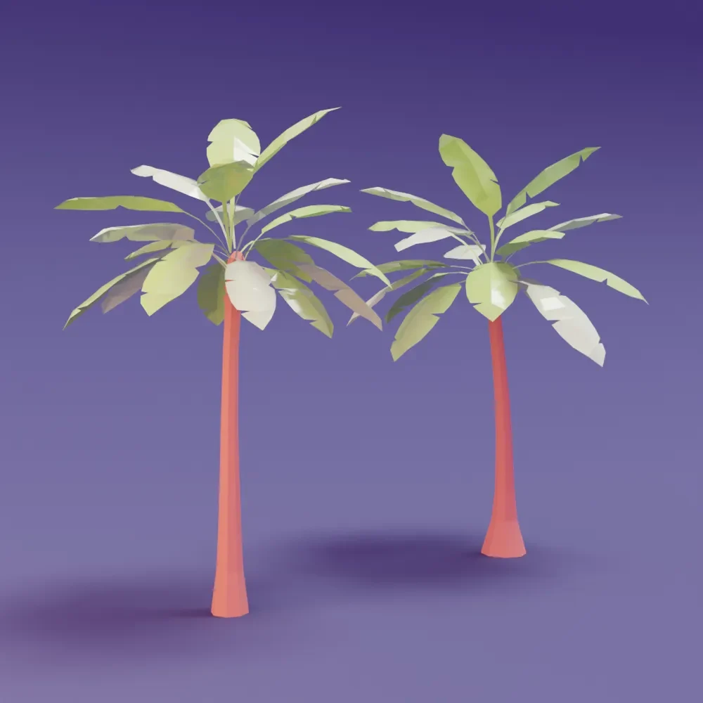 Lowpoly Palm Trees
