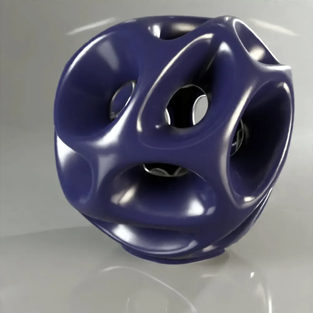 Decor Voronoi Ceramic Sculpture