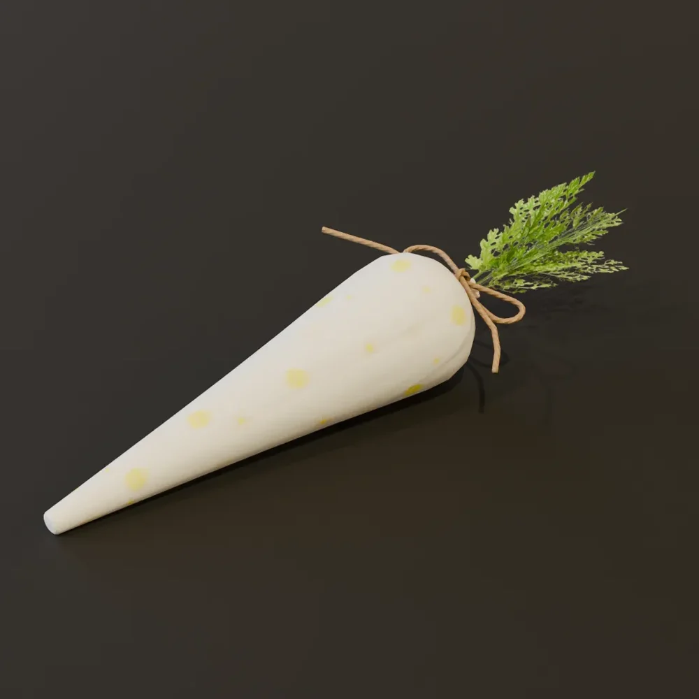 Easter Wrapped Carrot Flowers