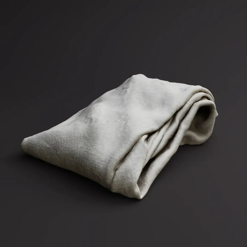 Folded White T-Shirt