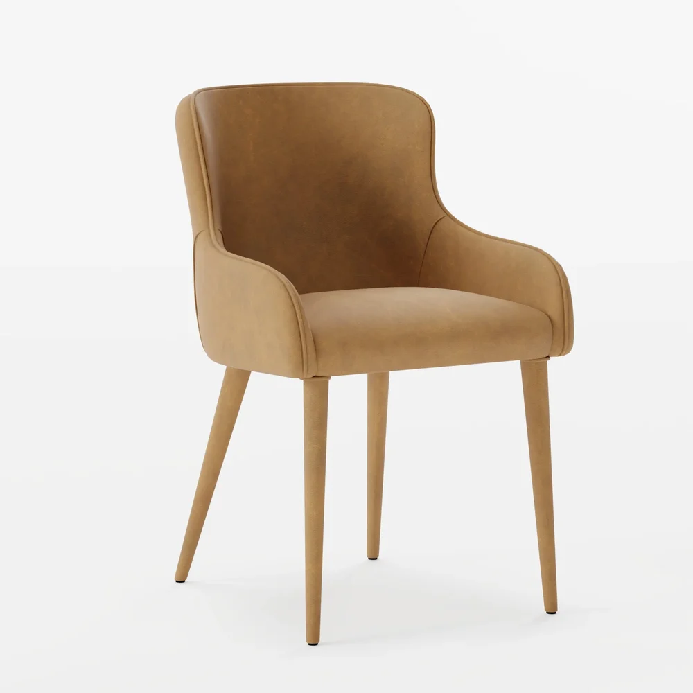 Nicola Slope Arm Dolce Faux Dining