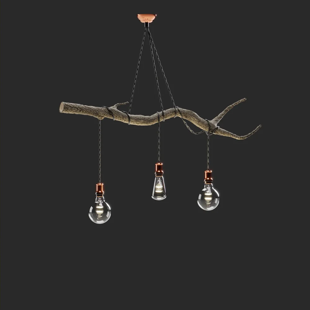 Stylized Ceiling Lamp