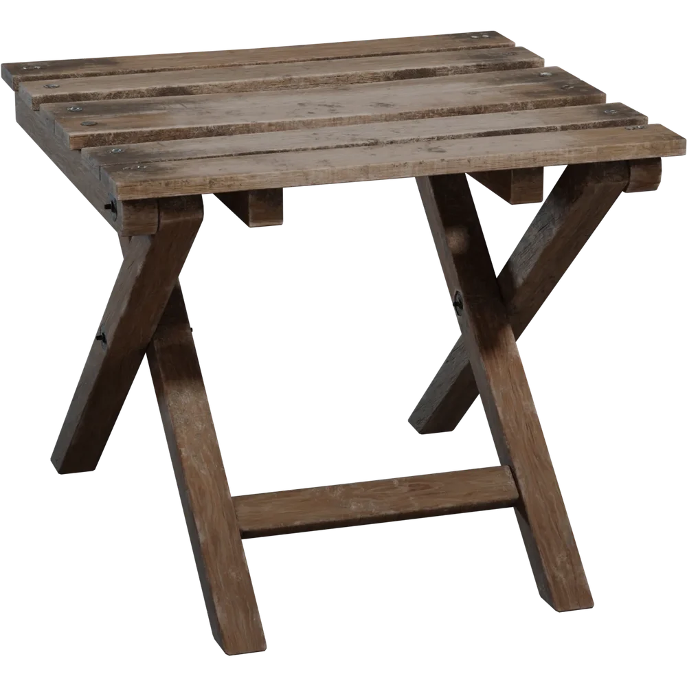 Folding Wooden Stool