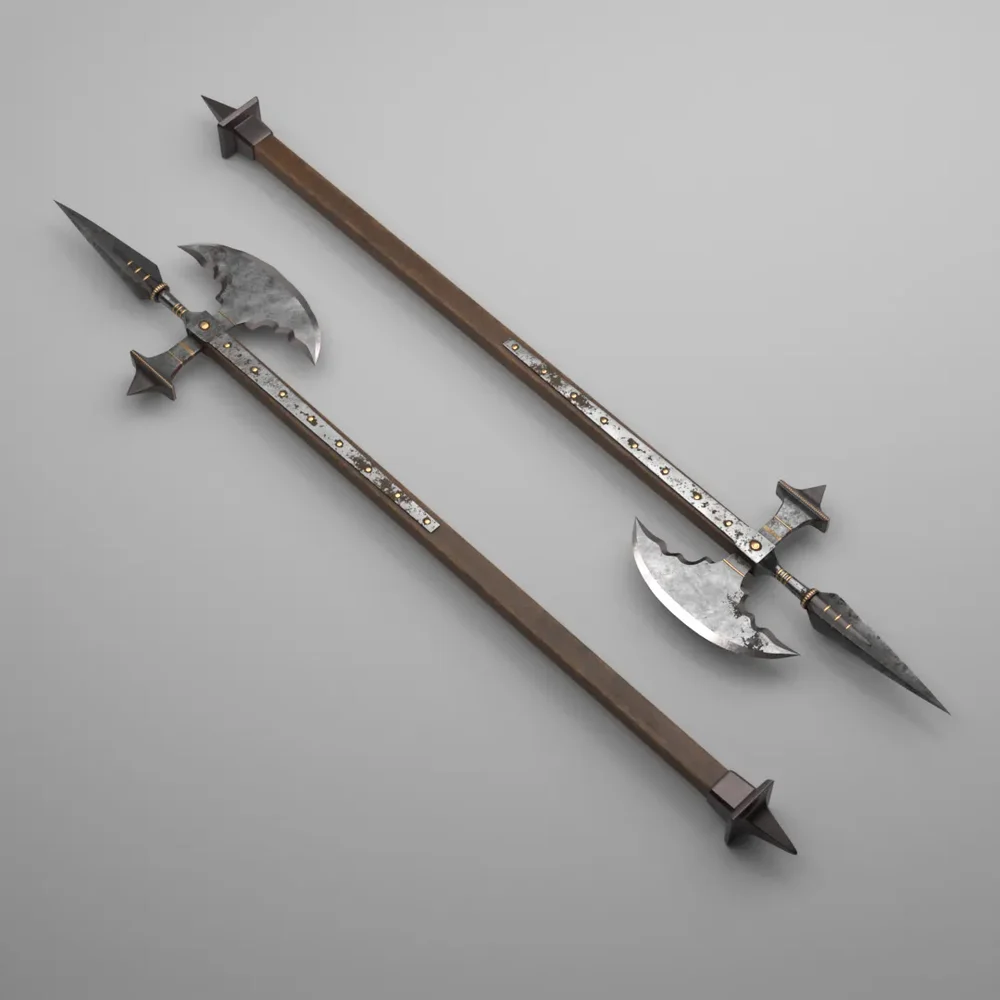 Medieval Knight Polearm Spear