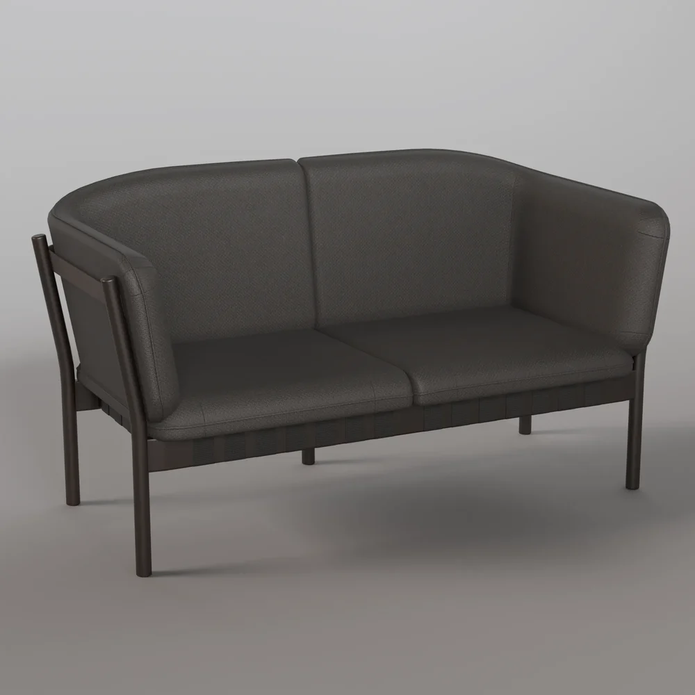 Dowel Two-Seater Sofa B4