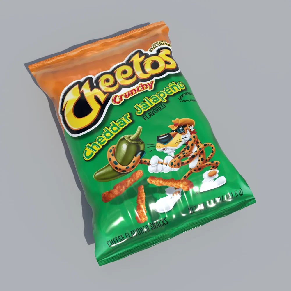 Cheetos Crunchy Cheddar Jalapeno Chips Bag