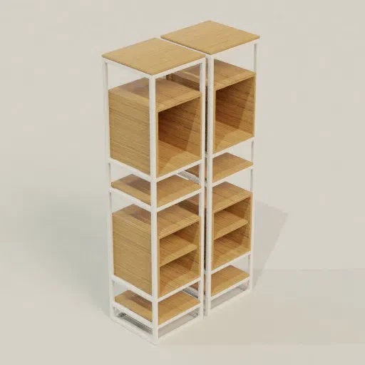 Rack Shelving Bookcase 105 X 50 X 210