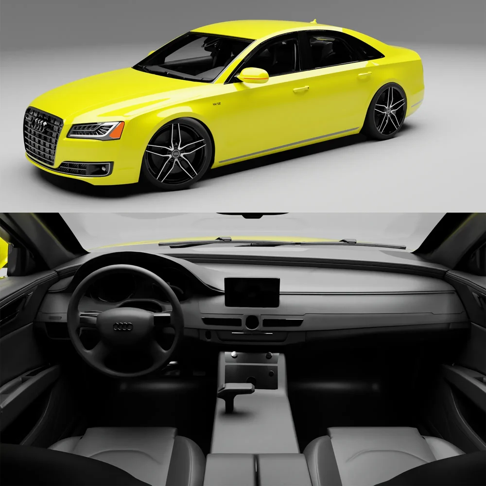 (Rigged)Audi A8+Interior