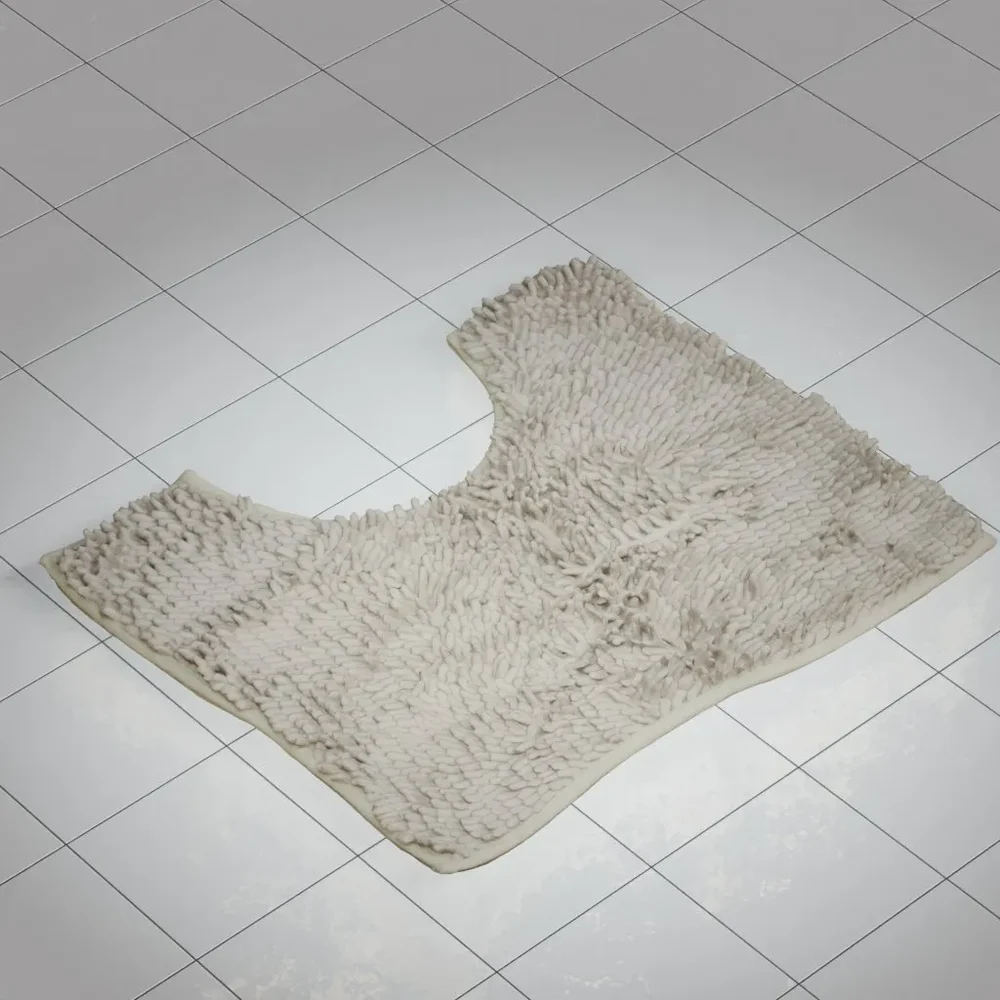 Toilet Rug Photoscan 8k