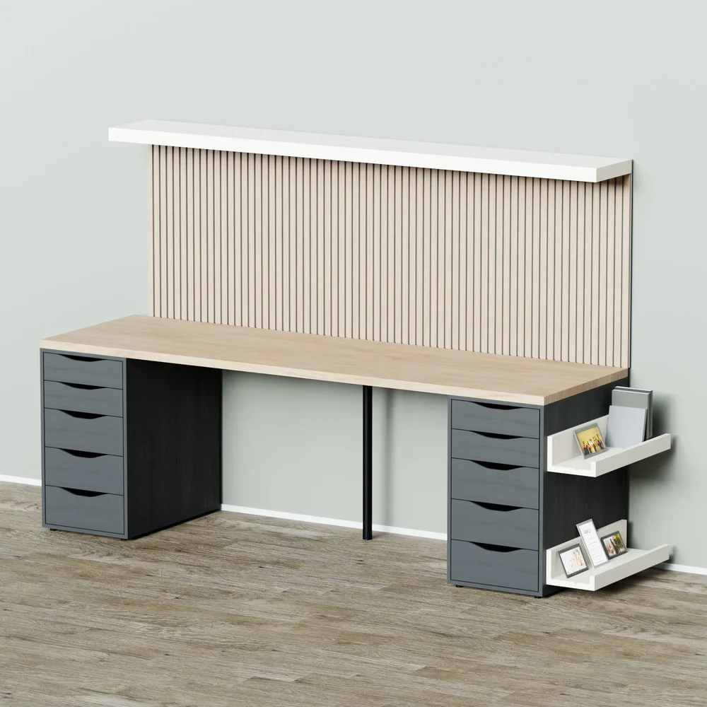 Ikea Desk With Accessories