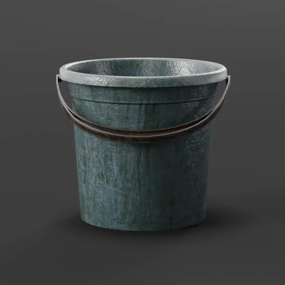 Old Plastic Bucket