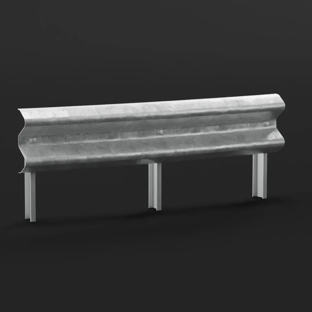 Traffic Barrier Guardrail Type Outward
