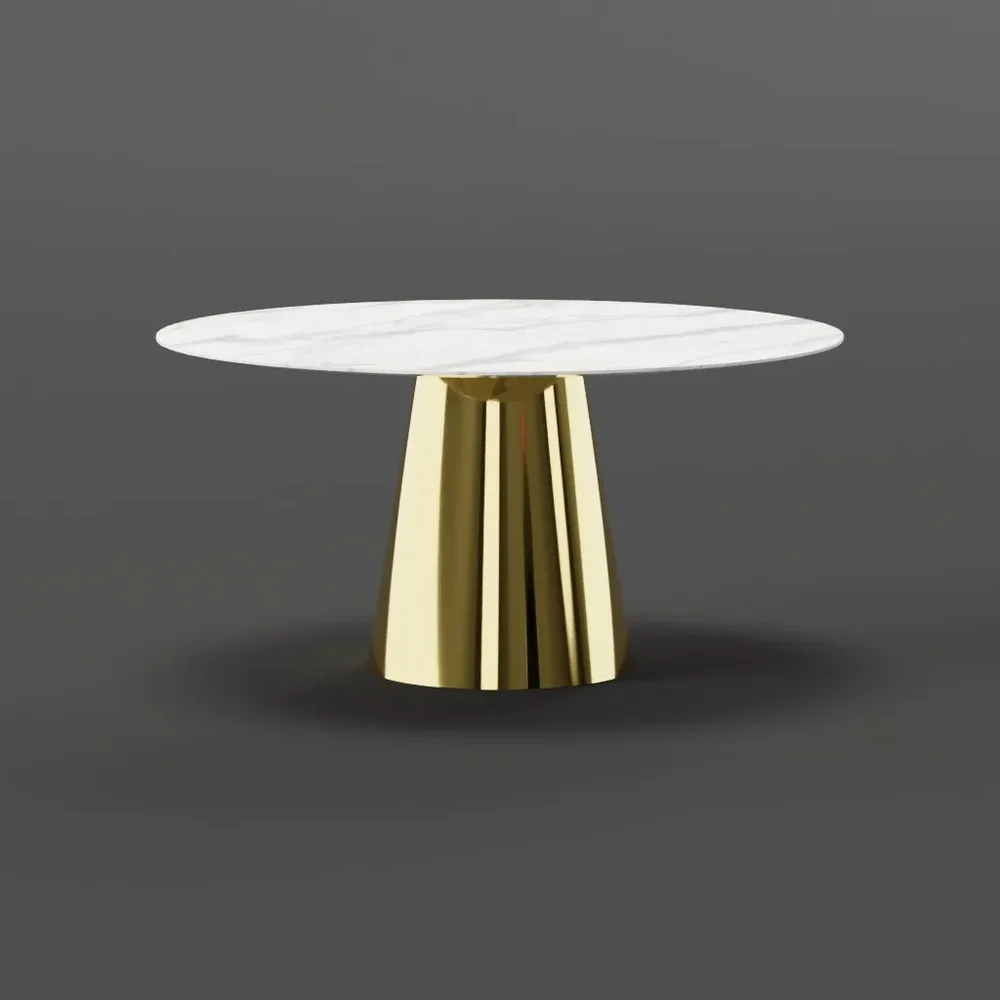 Contemporary Round Dining Table
