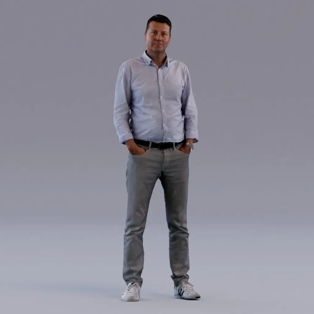 3d Soul - Standing Young Man - Pekka