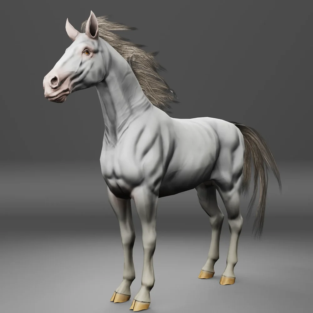 White Horse -Rigged