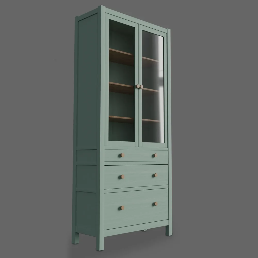 Glass-Door Cabinet