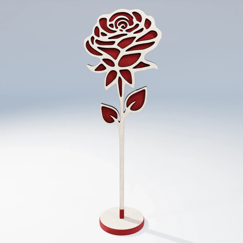 Wooden Rose