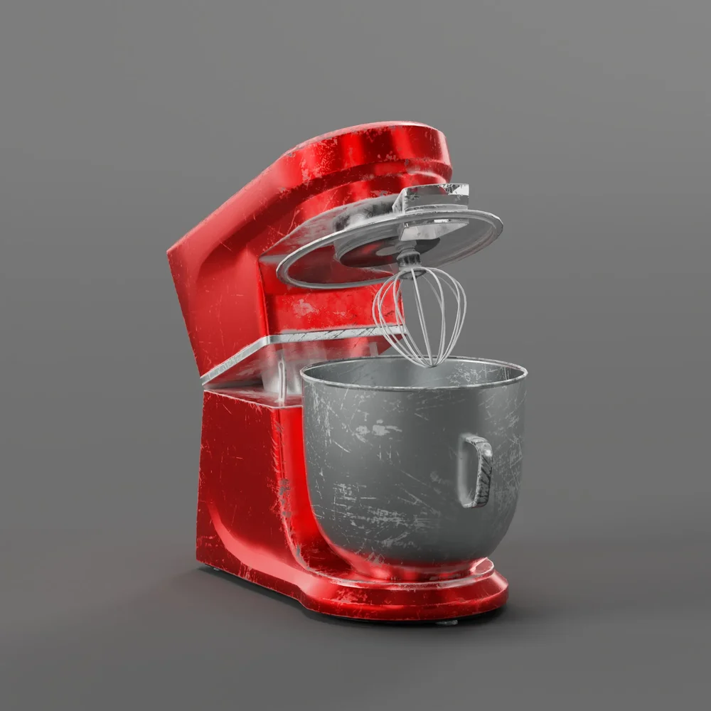 Stand Mixer Red Ruined